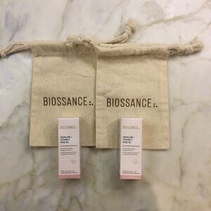 2 x Biossance Squalane Vitamin C Rose Oil